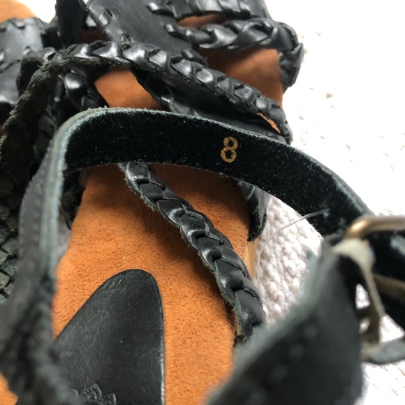 Ecote strapped leather wedge - Picture 7 of 7